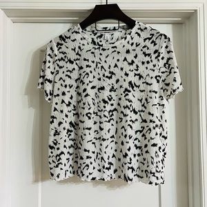 Nine West Animal Print Top Size XL